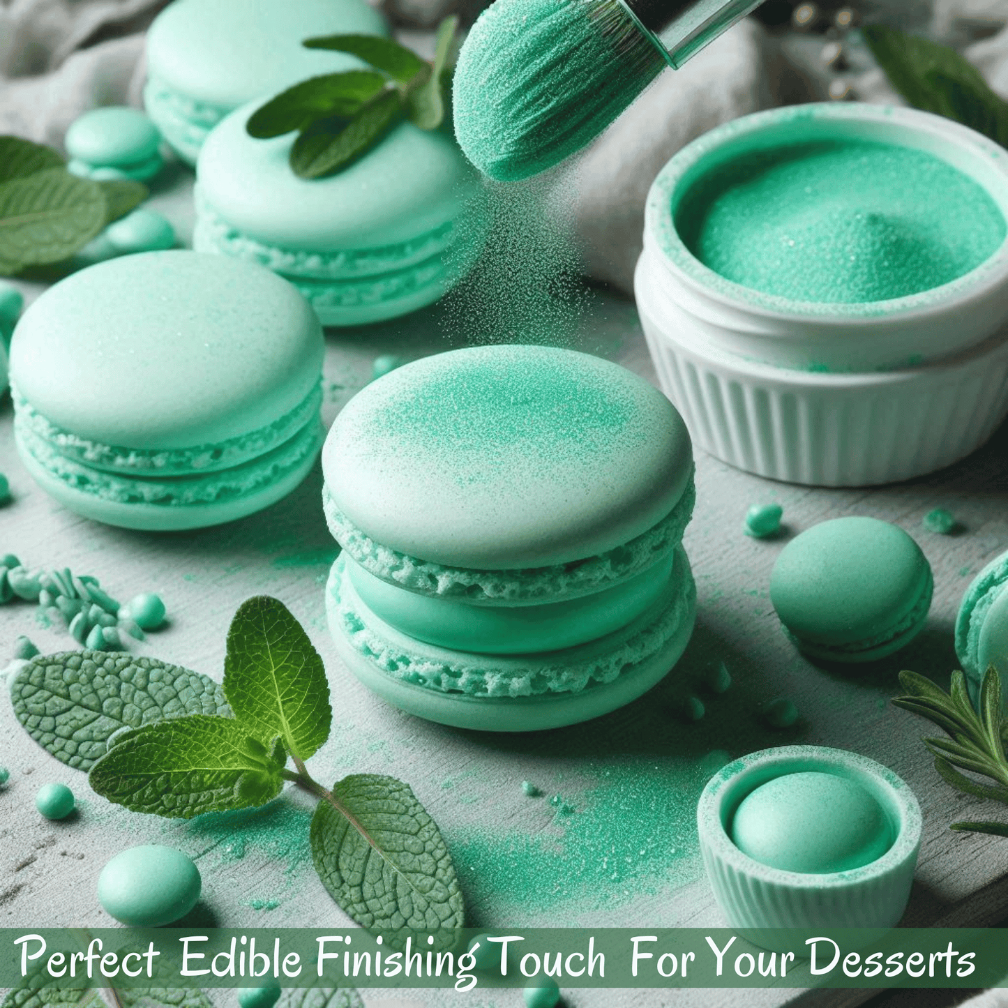 Confect Frost Green Edible Luster Dust 5 Gms