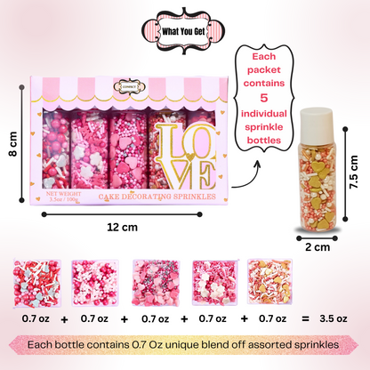 Valentine Sprinkles VS Multipack 11 - 100 gms