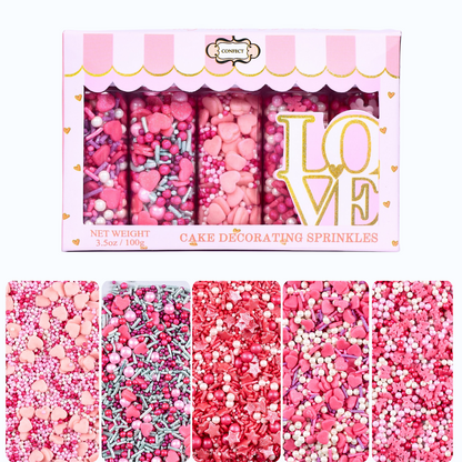 Valentine Sprinkles VS Multipack 12 - 100 gms