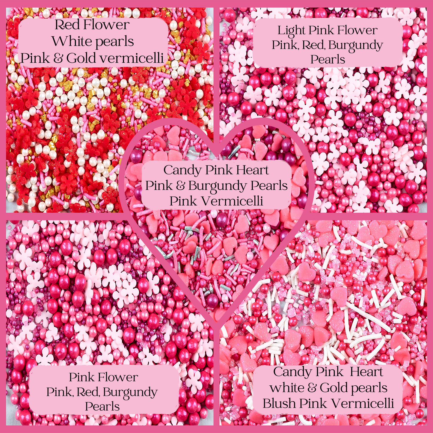 Valentine Sprinkles VS Multipack 14 - 100 gms