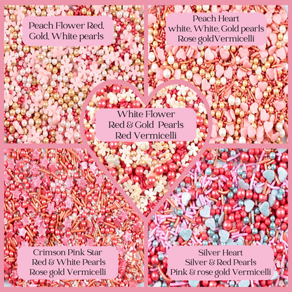 Valentine Sprinkles VS Multipack 15 - 100 gms