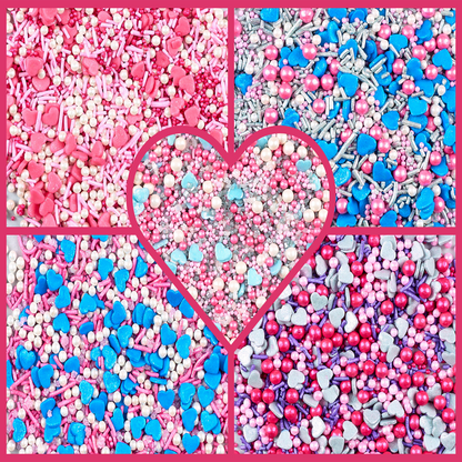 Valentine Sprinkles VS Multipack 16 - 100 gms