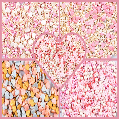 Valentine Sprinkles VS Multipack 18 - 100 gms