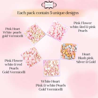 Valentine Sprinkles VS Multipack 18 - 100 gms