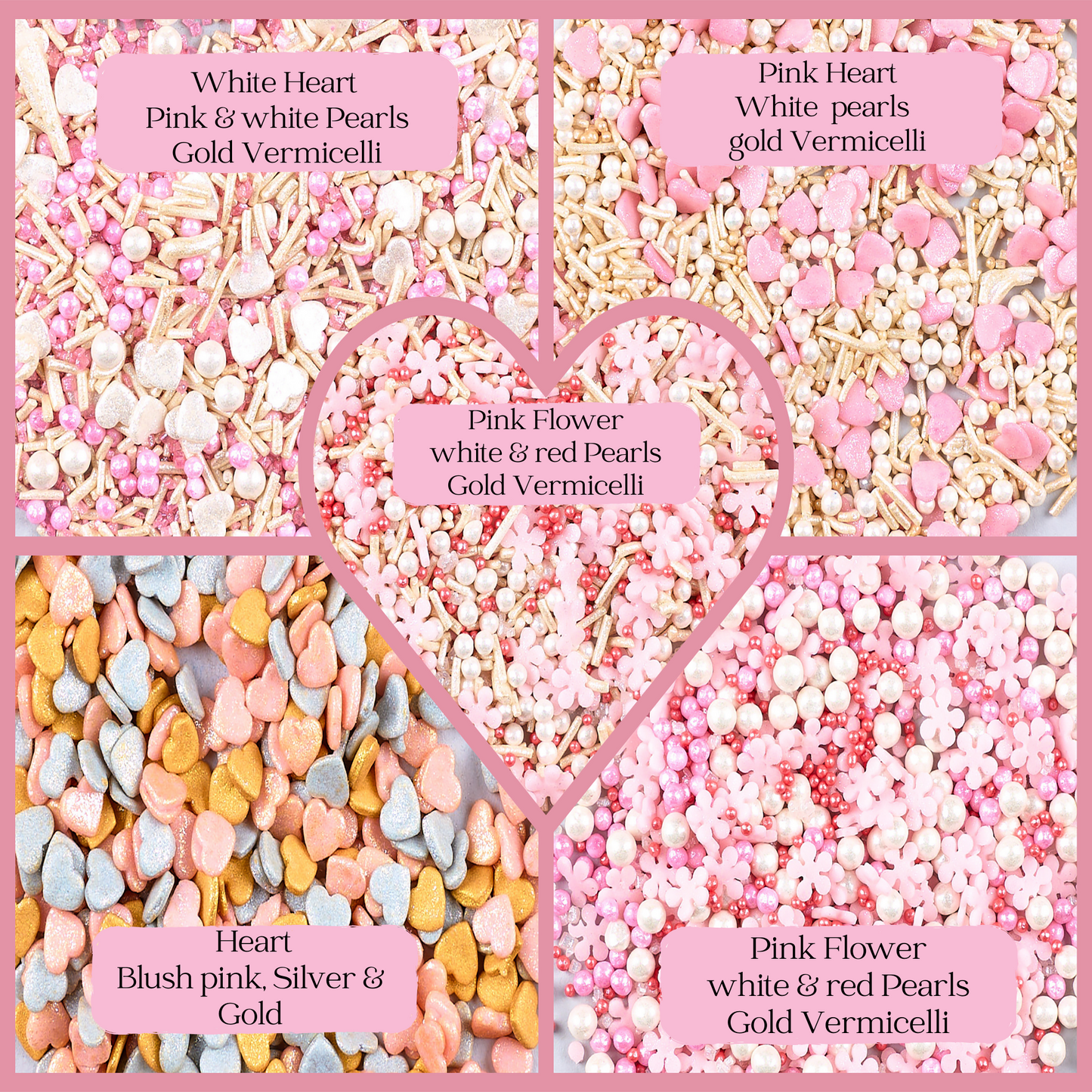 Valentine Sprinkles VS Multipack 18 - 100 gms