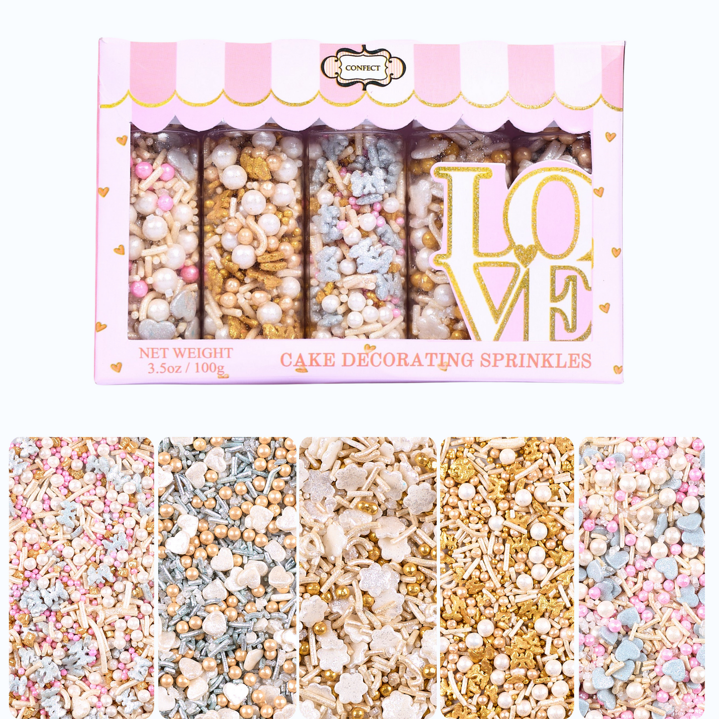 Valentine Sprinkles VS Multipack 19 - 100 gms