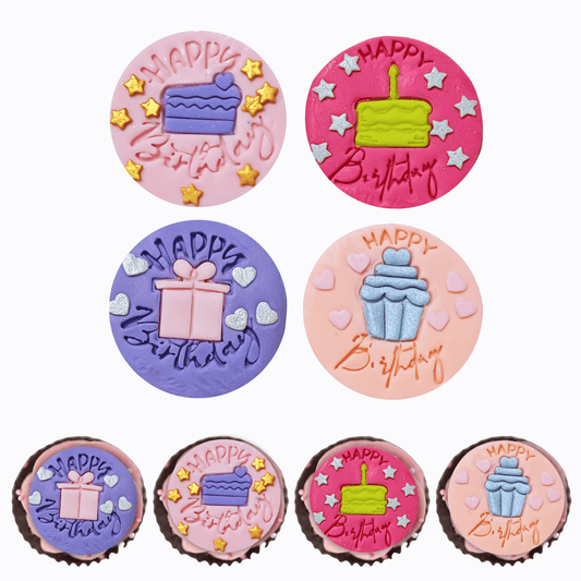 Confect Celebration Toppers for Cakes & Cupcakes | Celebration cupcake topper | Celebration Toppers - 100Gms ((CT-04))