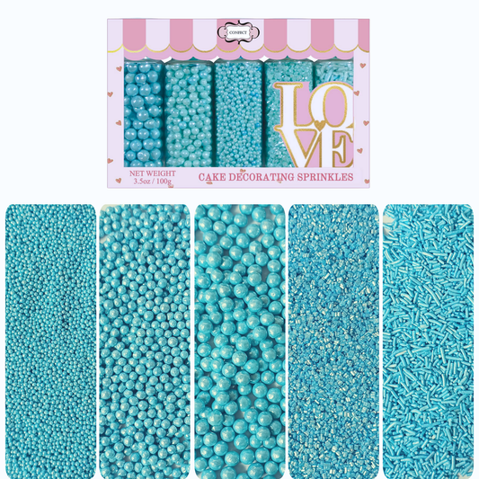 Confect Sprinkles for Cakes & Cupcakes Decoration | USP-7(Baby Blue)