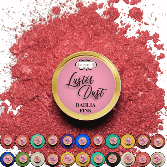 Confect Dahlia Pink Edible Luster Dust 5 Gms