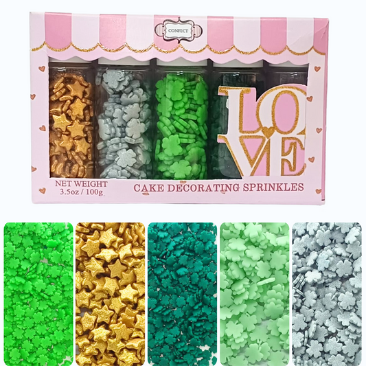 St. Patrick's Sprinkles PS Multipack 6 - 100 gms