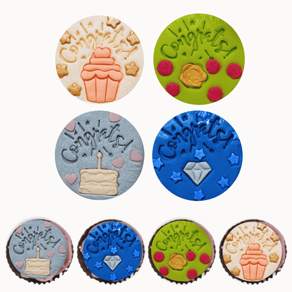 Confect Congrats Toppers | Celebration Toppers for Cake & Cupcake Decoration | Cake Decorations Supplies - 100Gms (CT-10)