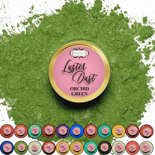 Confect Orchid Green Edible Luster Dust 5 Gms