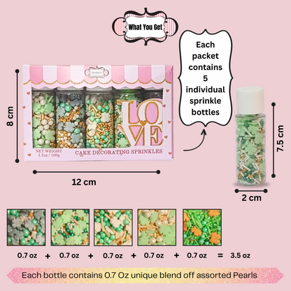 St. Patrick's Sprinkles PS Multipack 4 - 100 gms