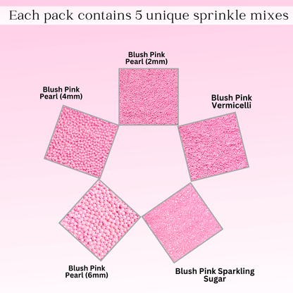 Confect Sprinkles for Cakes & Cupcakes Decoration | USP-2(Pink)