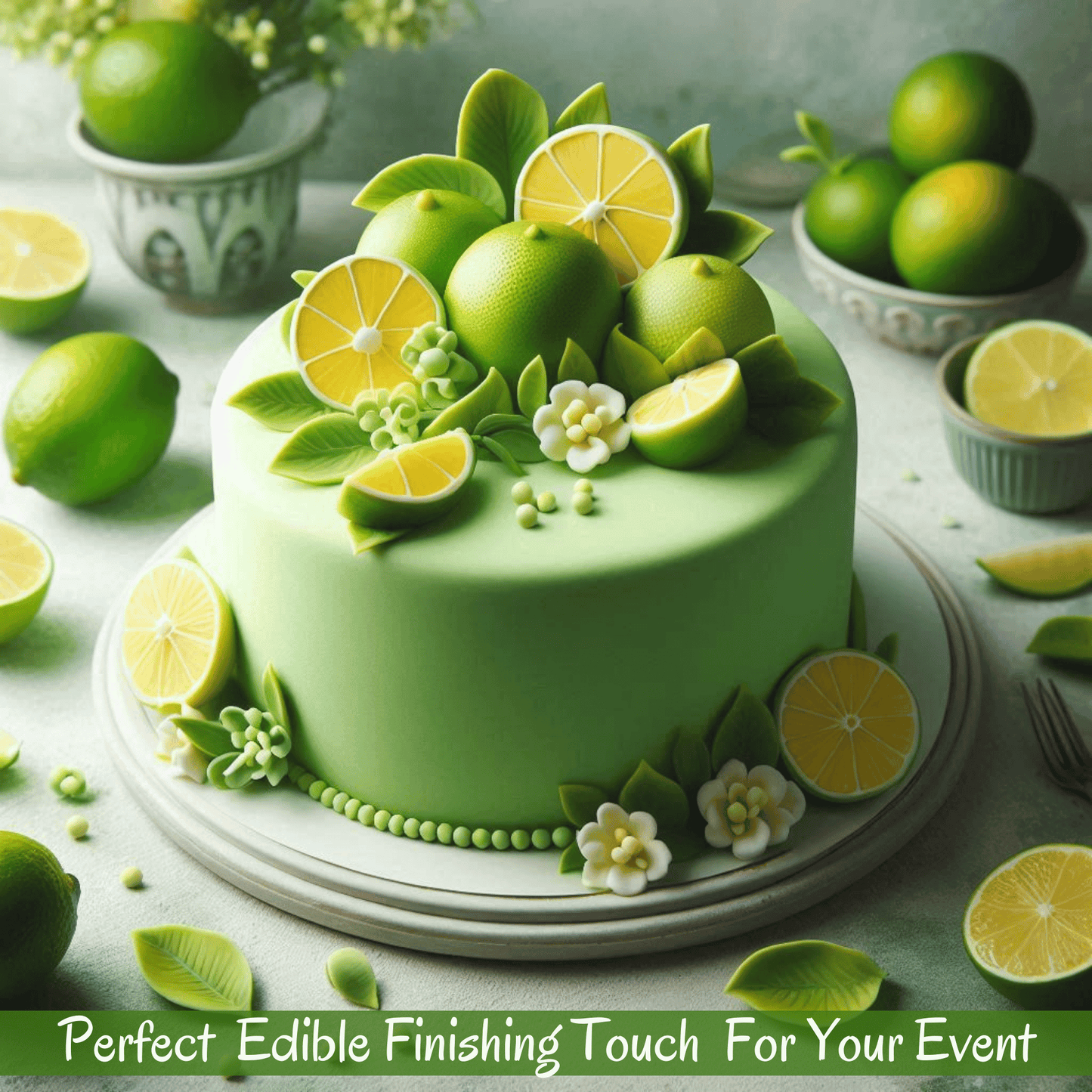 Confect Lime Green Sugarpaste 250 Gms