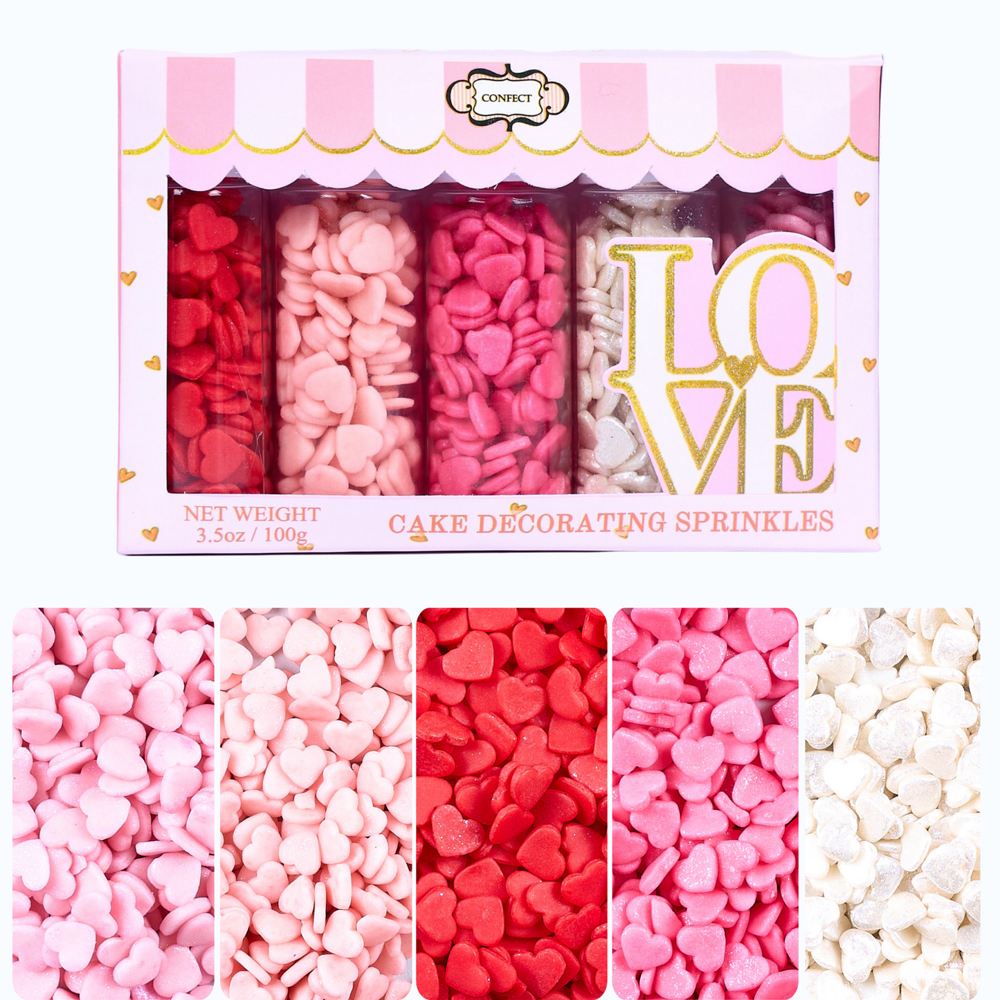 Valentine Sprinkles VS Multipack 05 - 100 gms