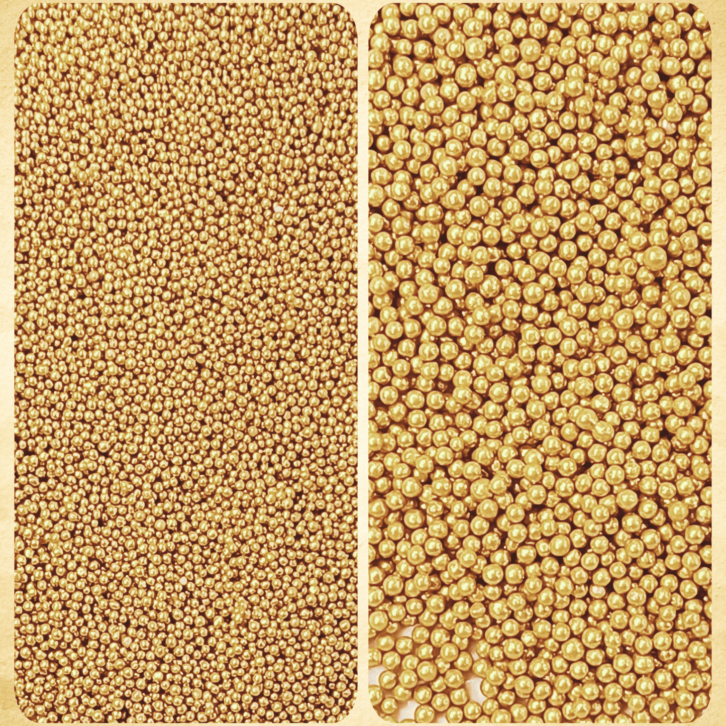 Confect Sprinkles for Cakes & Cupcakes Decoration | USP-12(CH Gold)