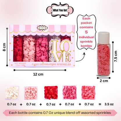 Valentine Sprinkles VS Multipack 06 - 100 gms