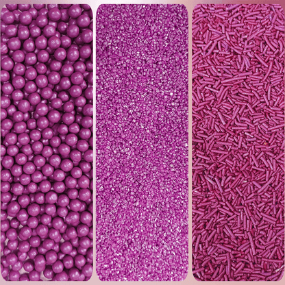 Confect Sprinkles for Cakes & Cupcakes Decoration | USP-3(Mauve)