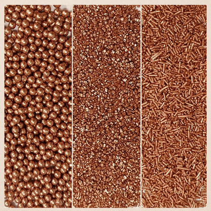 Confect Sprinkles for Cakes & Cupcakes Decoration | USP-16(Bronze)