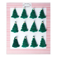 Confect Green Christmas Tree Green Pack of 12