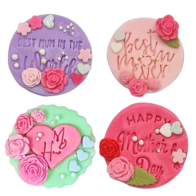 Confect Mother's Day Toppers for Cakes & Cupcakes | Edible Toppers | Mother's Day cupcake topper 01