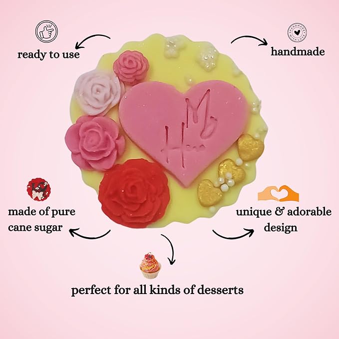 Confect Mother's Day Toppers for Cakes & Cupcakes | Edible Toppers | Mother's Day cupcake topper 05