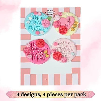 Confect Mother's Day Toppers for Cakes & Cupcakes | Edible Toppers | Mother's Day cupcake topper 05