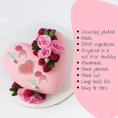 Confect Mother's Day Toppers for Cakes & Cupcakes | Edible Toppers | Mother's Day cupcake topper 03