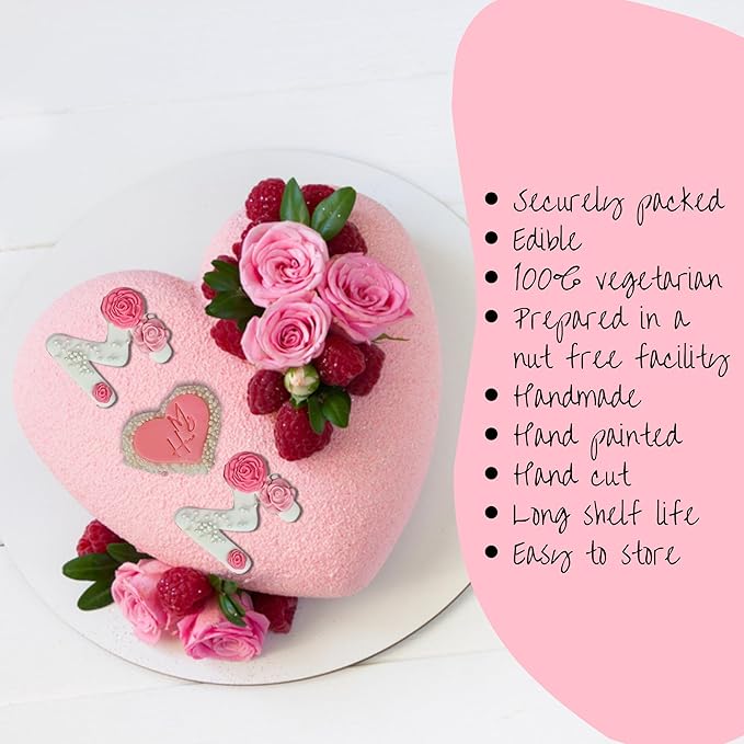 Confect Mother's Day Toppers for Cakes & Cupcakes | Edible Toppers | Mother's Day cupcake topper 02