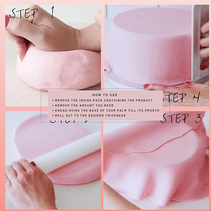 Confect Blush Pink Sugarpaste 250 Gms