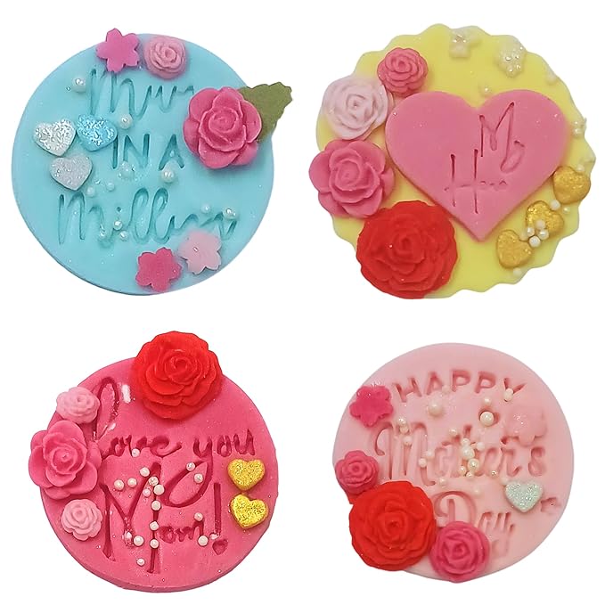 Confect Mother's Day Toppers for Cakes & Cupcakes | Edible Toppers | Mother's Day cupcake topper 05