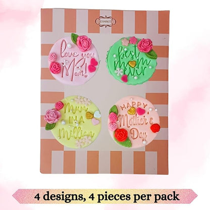 Confect Mother's Day Toppers for Cakes & Cupcakes | Edible Toppers | Mother's Day cupcake topper 04