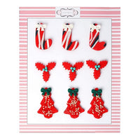 Confect Assorted Christmas Pack Red & Green Pack of 9