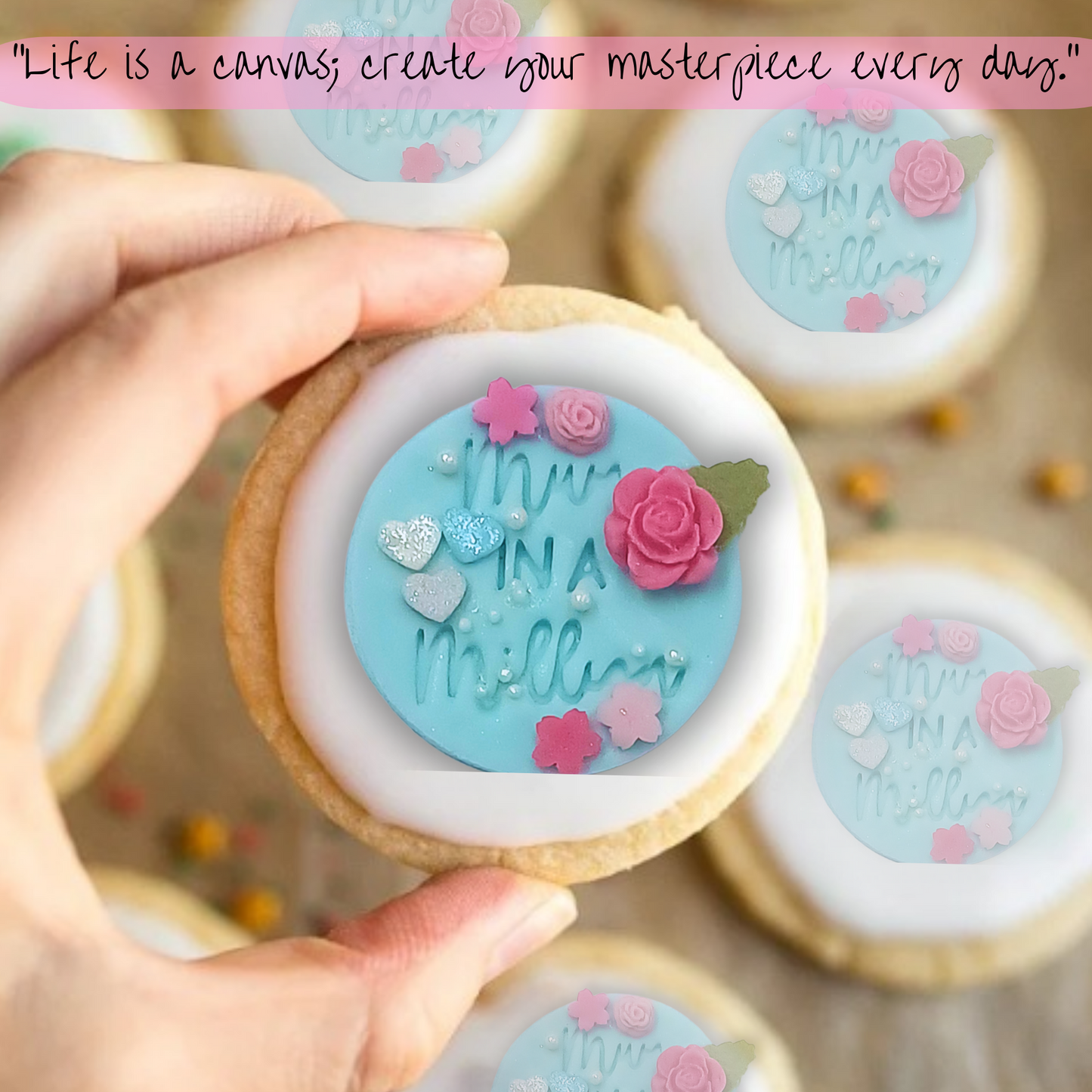 Confect Toppers Cutters | Celebration Topper Cutter | Cake & Cupcake Decorating (MDay-Cutters-04)