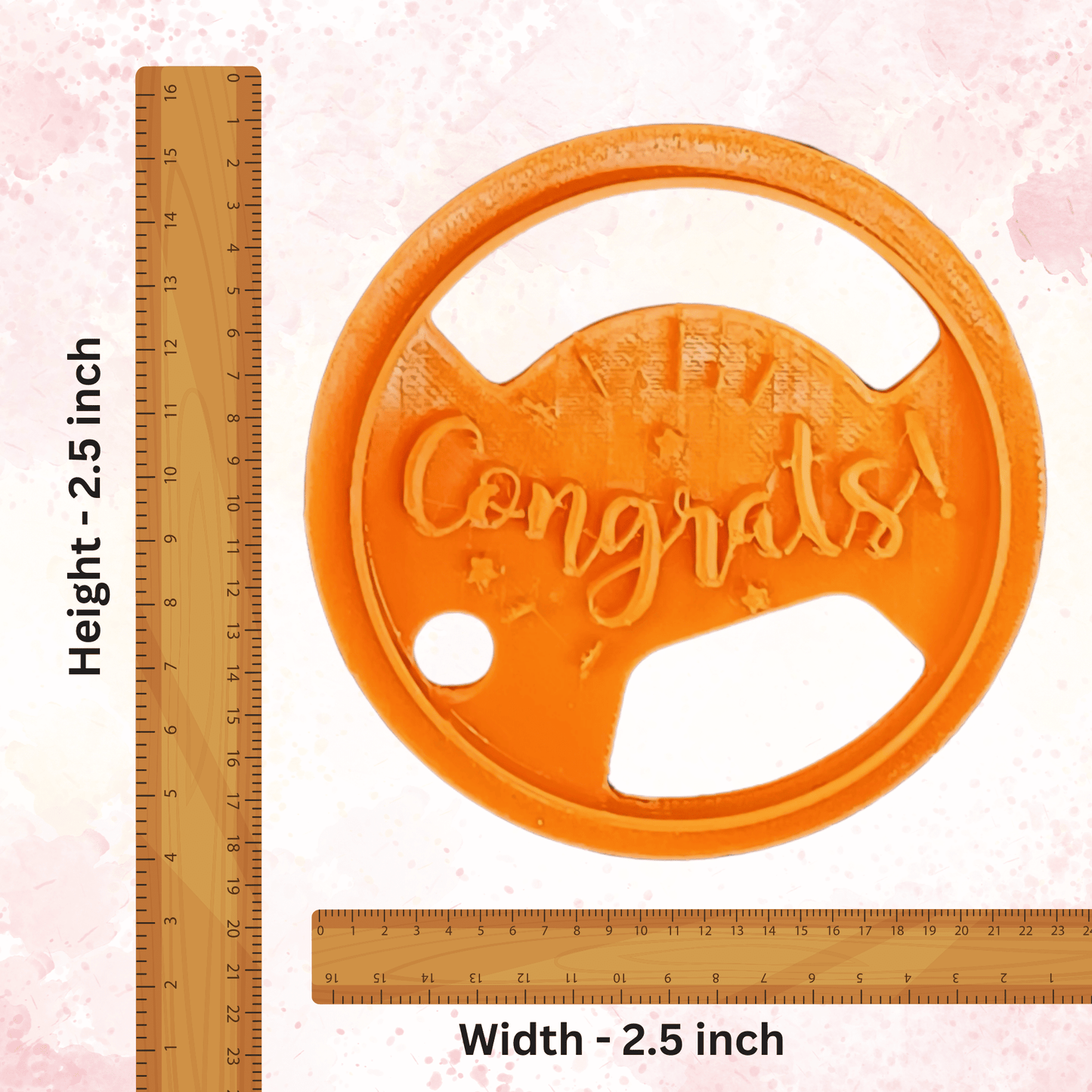 Celebration Stencils Toppers Cutters (Congrats)