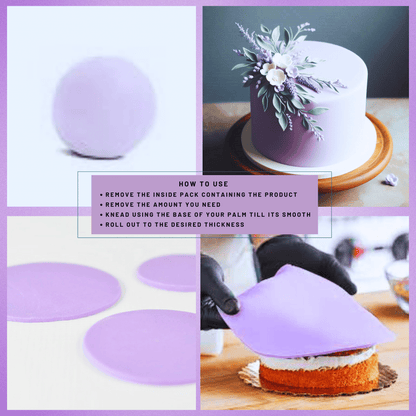 Confect Lavender Sugarpaste 250 Gms