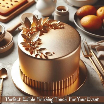 Confect Glistening Gold Fondant | Edible Fondant | Chefs Choice Fondant for Cake Decorating