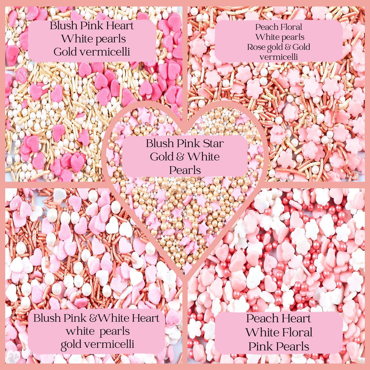 Valentine Sprinkles VS Multipack 09 - 100 gms