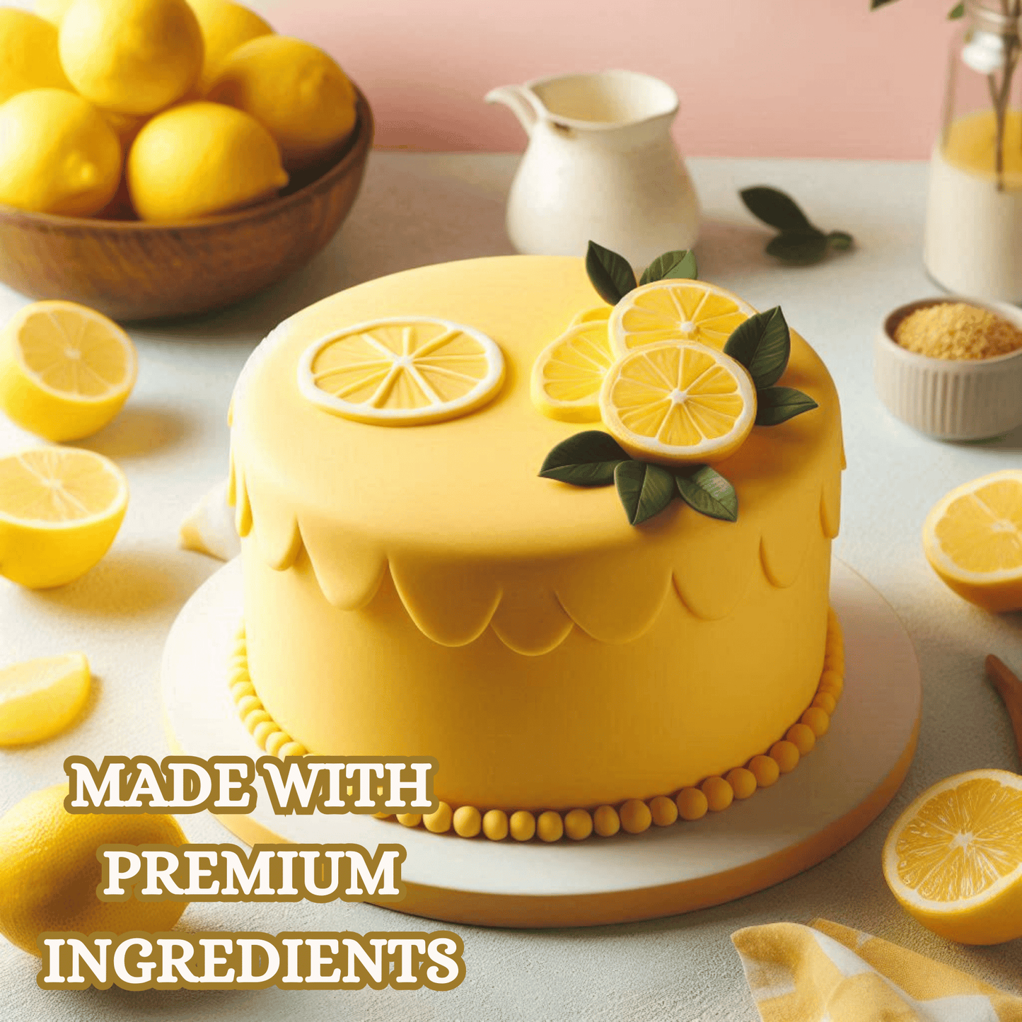 Confect Lemon Yellow Sugarpaste 250 Gms