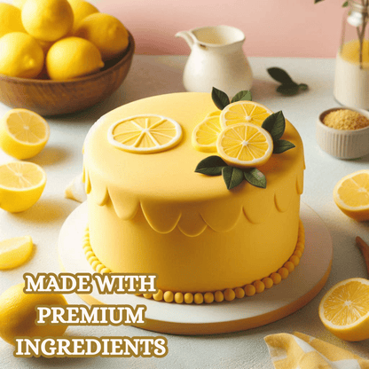 Confect Lemon Yellow Sugarpaste 250 Gms