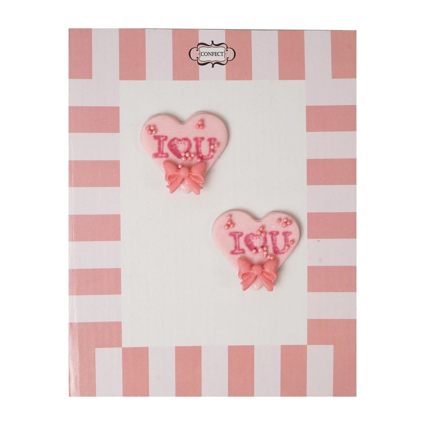 Confect Valentine I love you cake & cupcake topper VT 006 60 gms