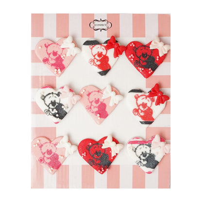 Confect Valentine Teddy cake & cupcake topper VT 004 60 gms