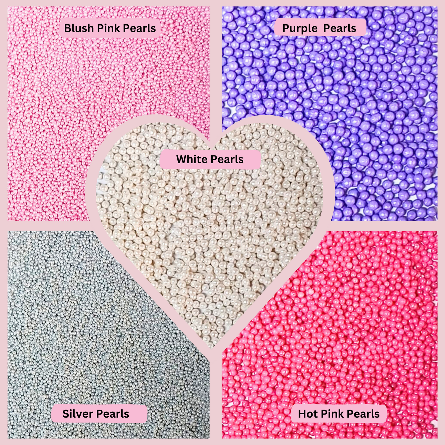 Confect Pretty Princess Disco Balls Assorted Sprinkles (DB-01) - 100Gms